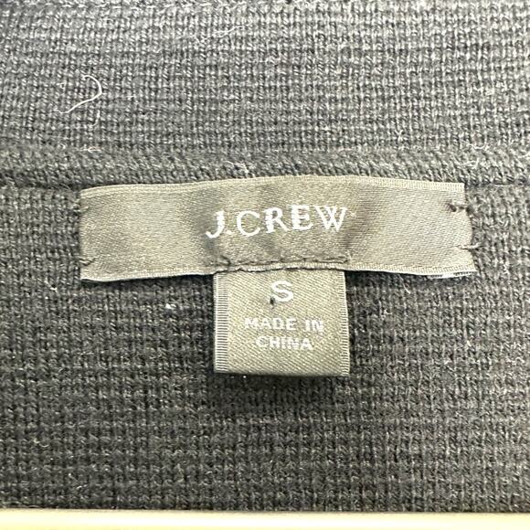J. Crew Black Sophie Open-Front Sweater-Blaze Size Small - Picture 3 of 8